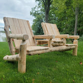 Custom Outdoor Log Furniture